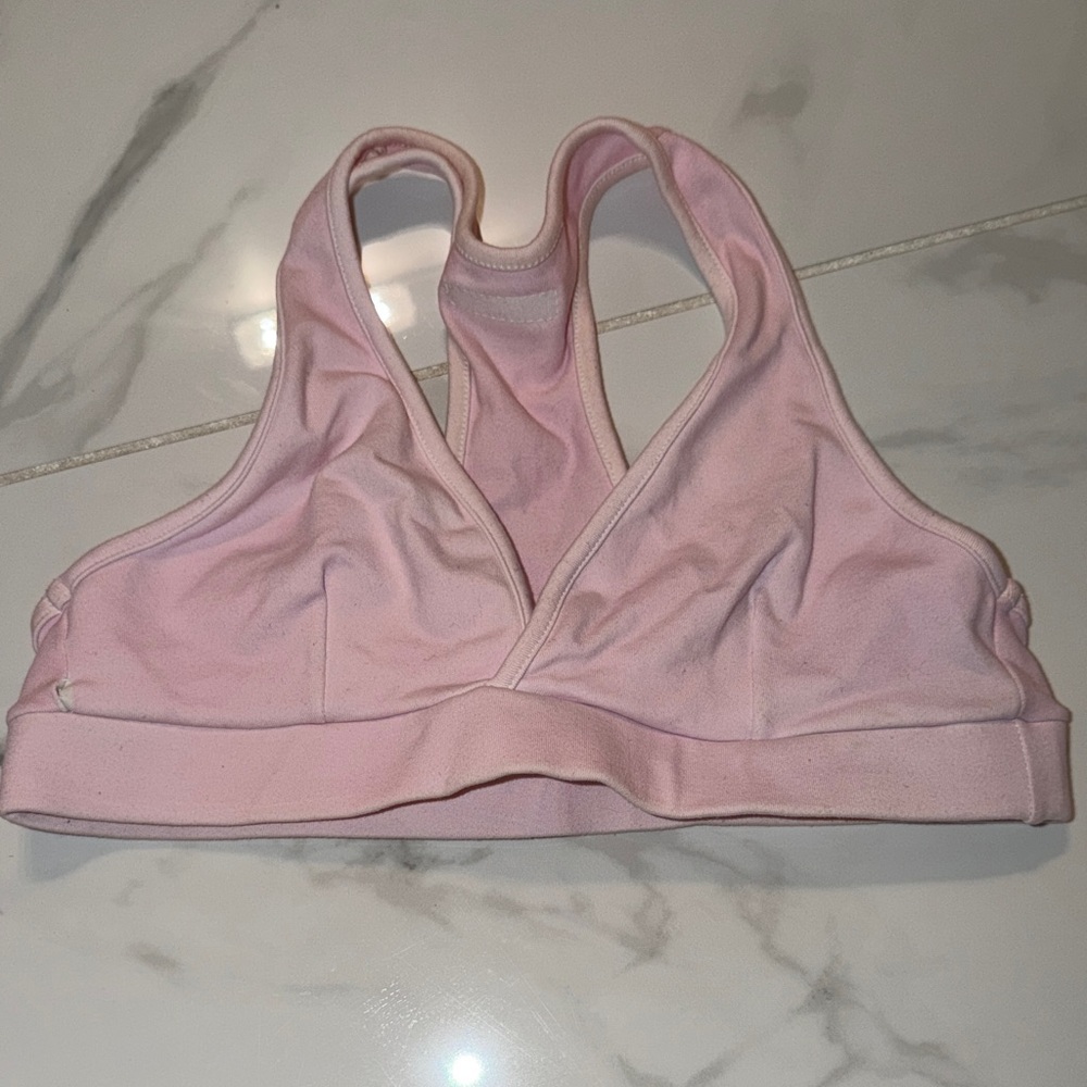 Planet Body Light Pink Women's Racerback Sports Bralette
